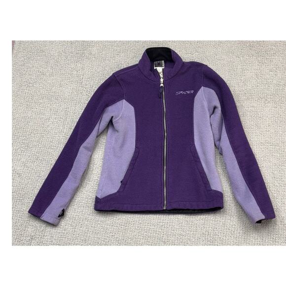 Spyder Women's Purple Fleece Jacket Size S #43496 - Picture 1 of 3